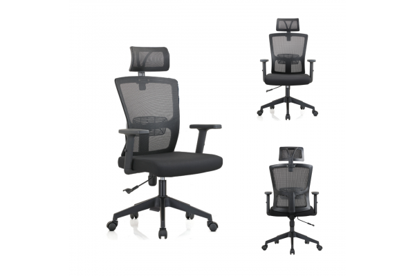 Fotel biurowy K26 SITWELL CZARNY